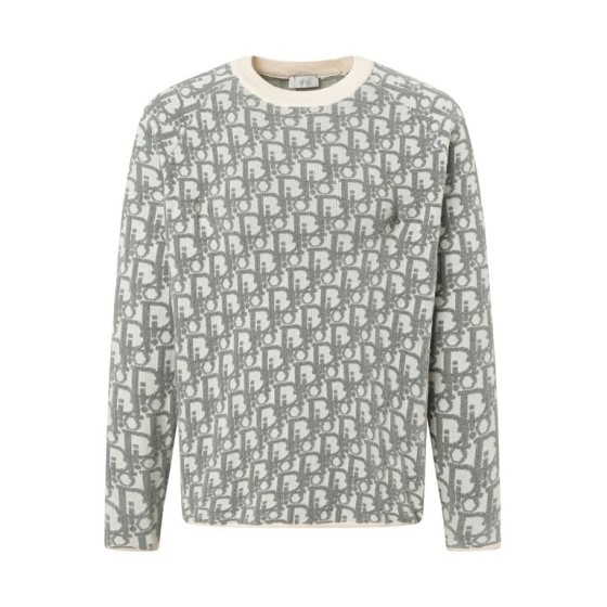 Dior Oblique Jacquard Crew Neck Sweater